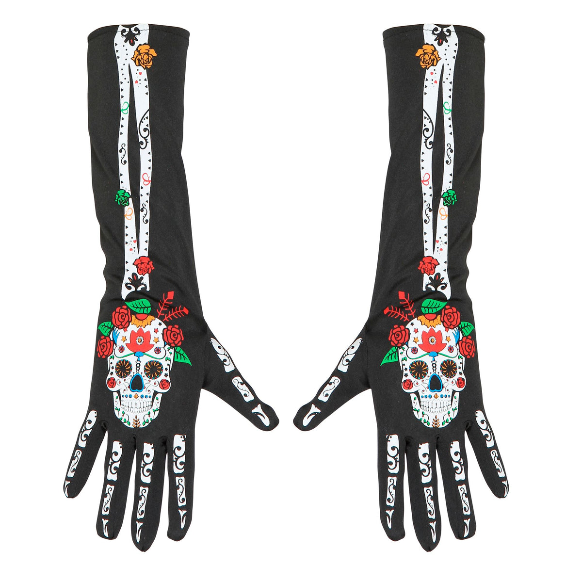 "DIA DE LOS MUERTOS HANDSCHUHE" 40 cm