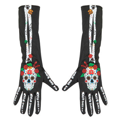 "DIA DE LOS MUERTOS HANDSCHUHE" 40 cm