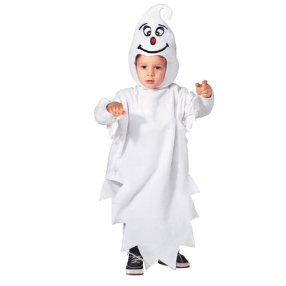 "KLEINES GESPENST" (Overall, Kopfbedeckung mit Maske)