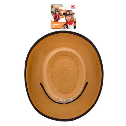 "HELLBRAUNER COWBOYHUT MIT SHERIFFSTERN" Kindergröße