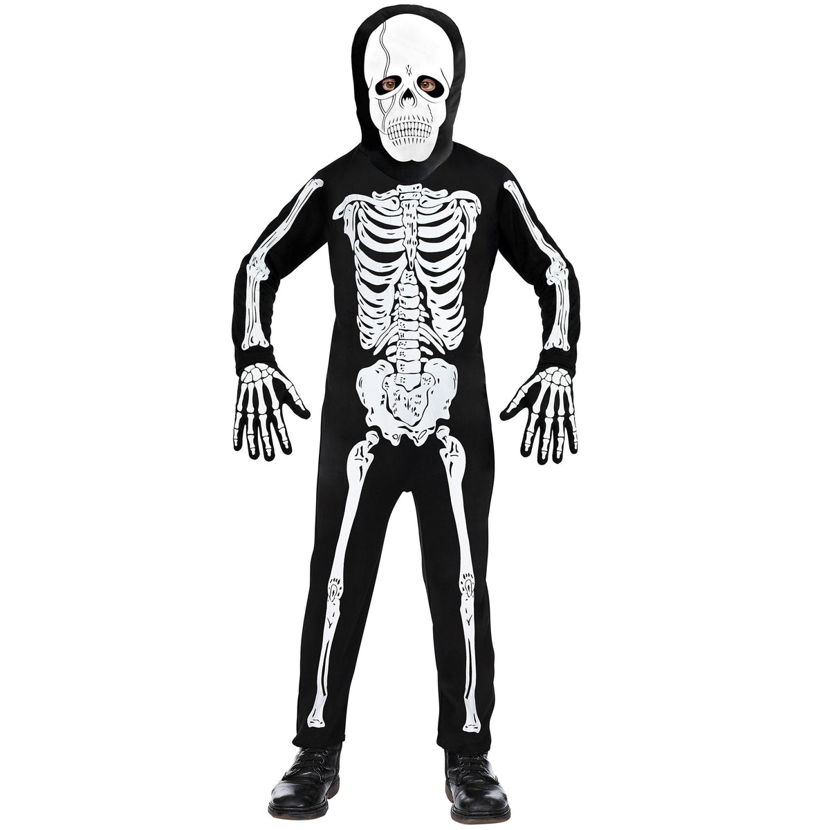 "SKELETT" (Kostüm, Maske)