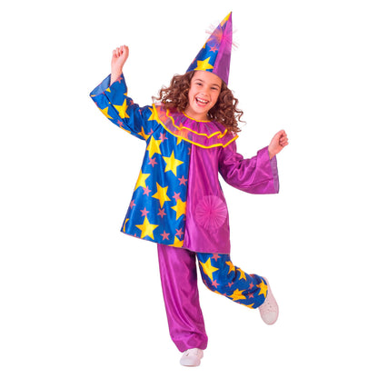 "STAR CLOWN" (Oberteil mit Kragen, Hose, Hut)