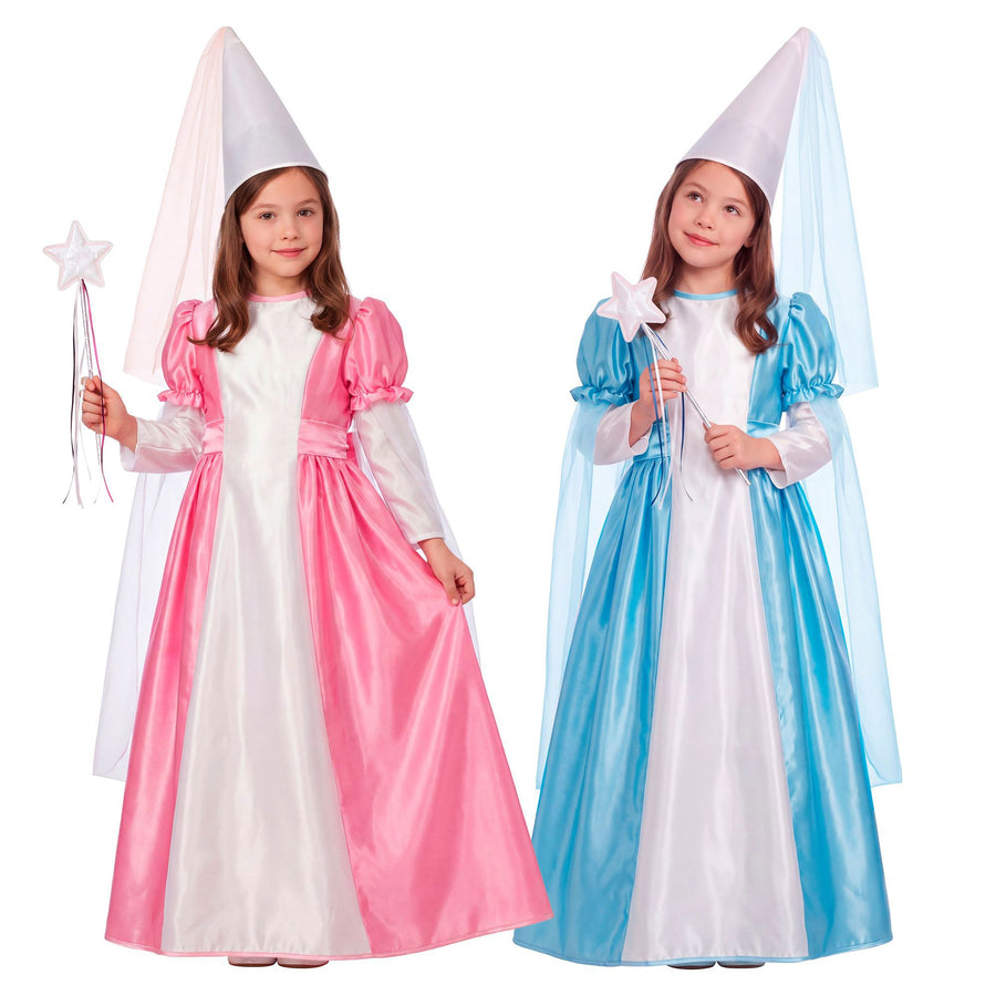 Widmann Kleine Fee Kinderkostüm mit Kleid Petticoat Gürtel und Hut mit Schleier – Produktansicht