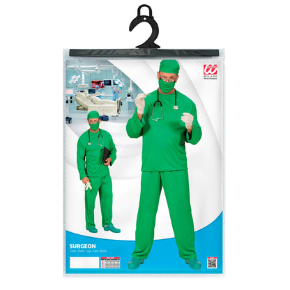 "CHIRURG" (Oberteil, Hose, Kopfbedeckung, Mundschutz)