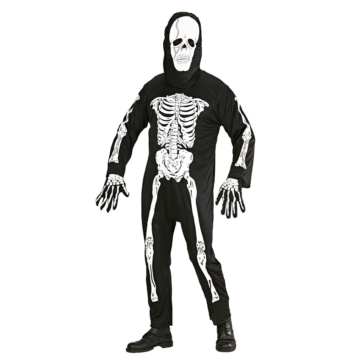 Widmann Skelett Kostüm mit Maske – Produktansicht