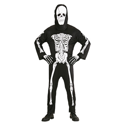 Widmann Skelett Kostüm mit Maske – Detailansicht