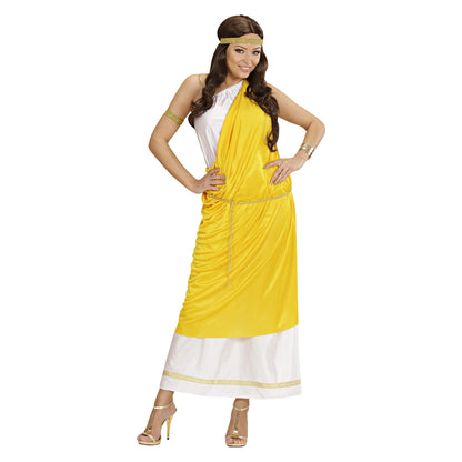 "RÖMISCHE FRAU" (Tunika mit Robe, Gürtel, Haarband, Armband)