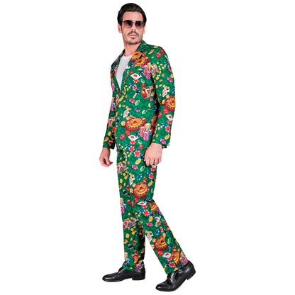 "CASINO PARTY FASHION ANZUG" (Jackett, Hose)