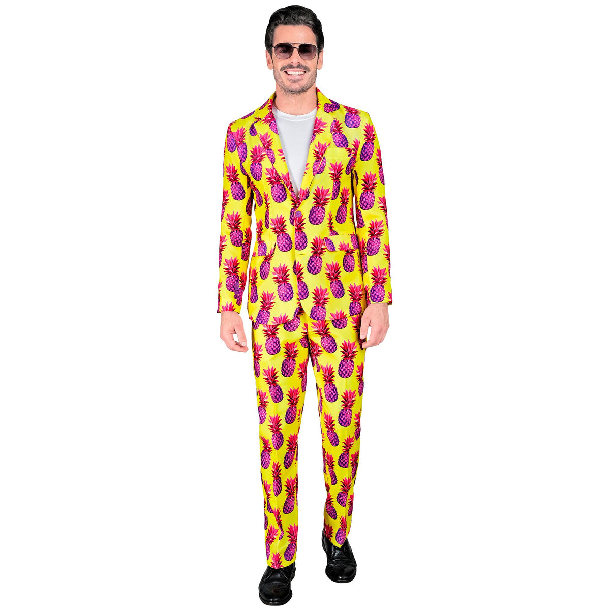 "NEON ANANAS PARTY FASHION ANZUG" (Jackett, Hose)