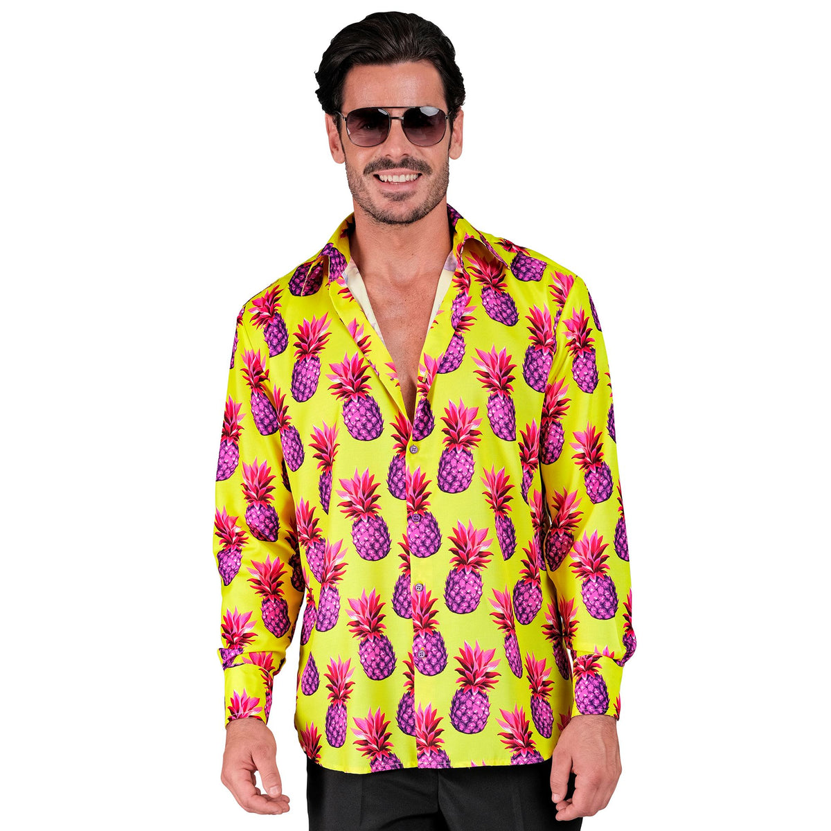"NEON ANANAS PARTY FASHION HEMD" (Hemd)