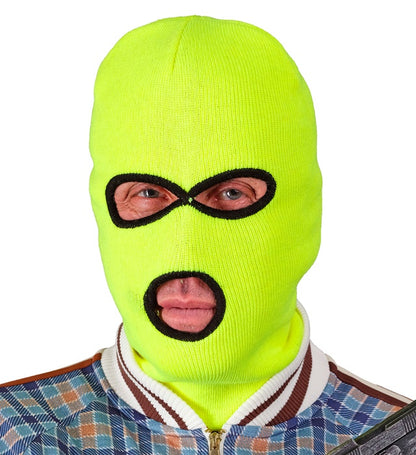 "NEON GELBE BALACLAVA MASKE"