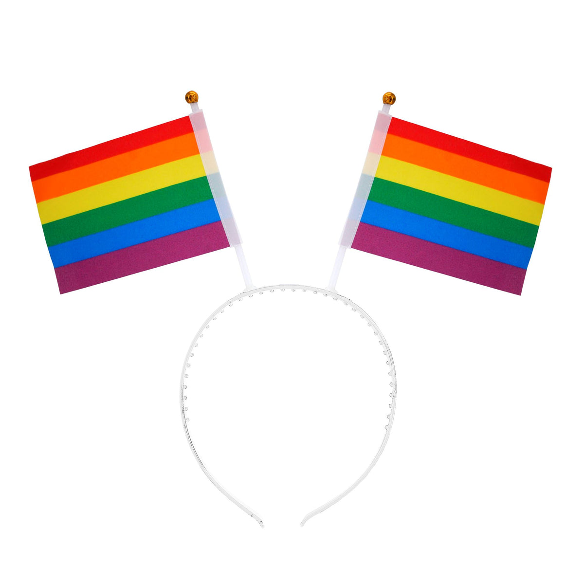 "REGENBOGEN FÄHNCHEN HAARREIF"