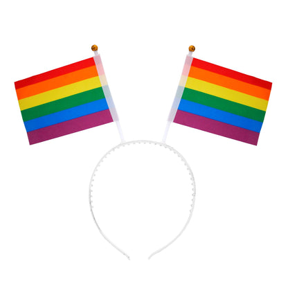 "REGENBOGEN FÄHNCHEN HAARREIF"