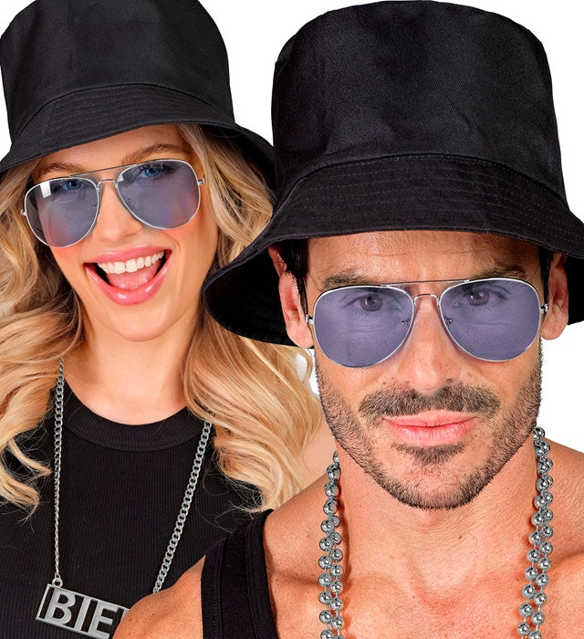 "BRILLE FÜR MEHRERE CHARAKTERE MIT BLAUEN GLÄSERN"