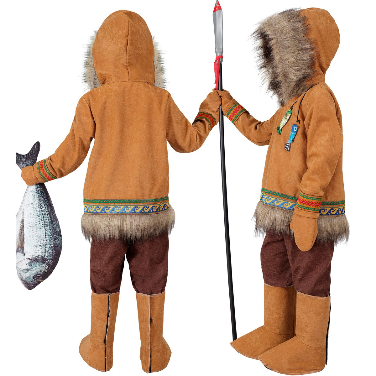 "ESKIMO" (Oberteil mit Kapuze, Hose, Handschuhe, Stiefelüberzieher)