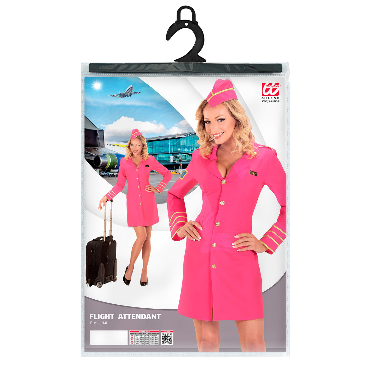 "STEWARDESS" (Kleid, Mütze)