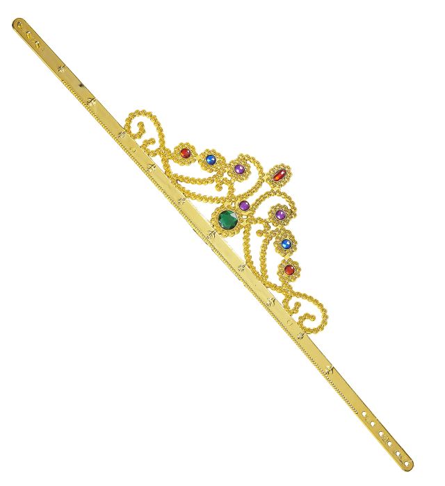 "GOLDENE KÖNIGINNENKRONE MIT EDELSTEINEN"