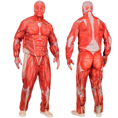 "ANATOMY FAST COSTUME" (Oberteil, Hose, Handschuhe, Maske)