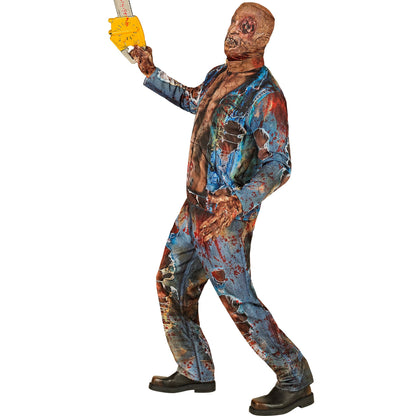 "ZOMBIE FAST COSTUME" (Oberteil, Hose, Handschuhe, Maske)