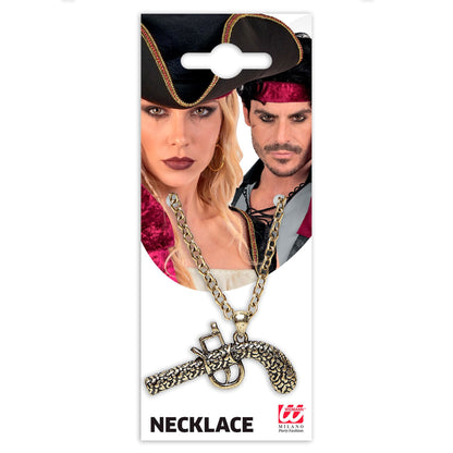 "HALSKETTE MIT PIRATENPISTOLE"