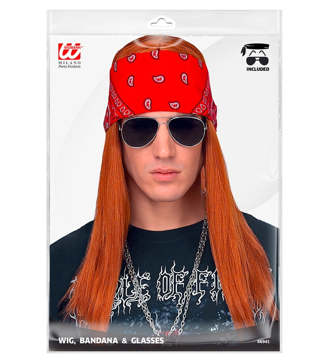 "PERÜCKE AXEL MIT BANDANA UND SONNENBRILLE" in Polybag