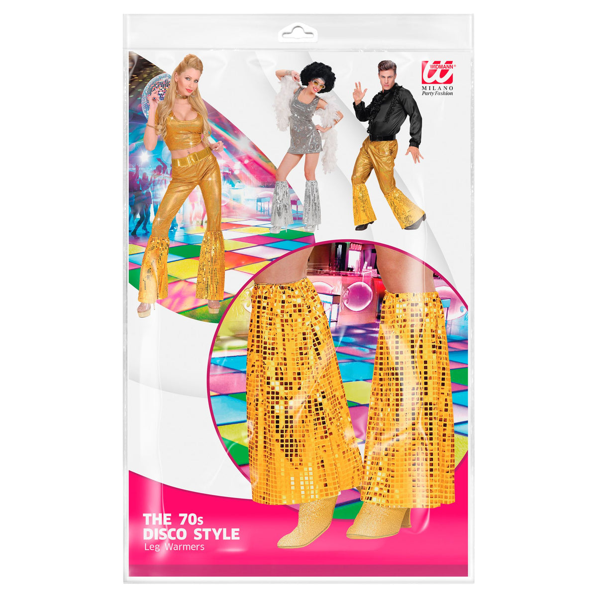 "THE 70s DISCO STYLE" (Goldene Pailletten Stulpen)