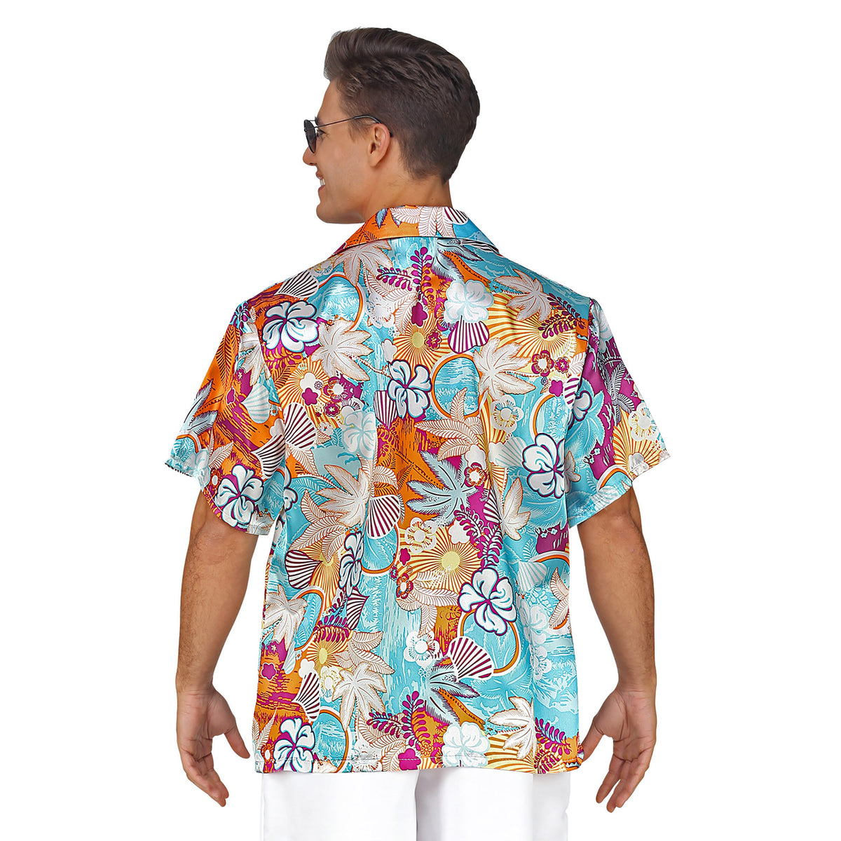 "HAWAIIHEMD" aus Satin