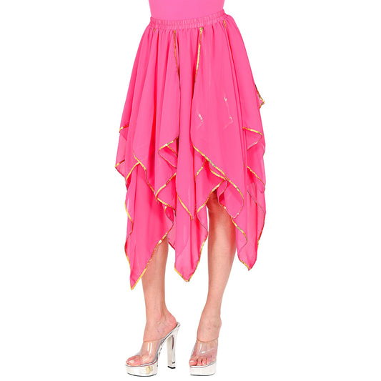 Widmann Chiffon Rock – Pink Gold Onesize Damen Tuturock