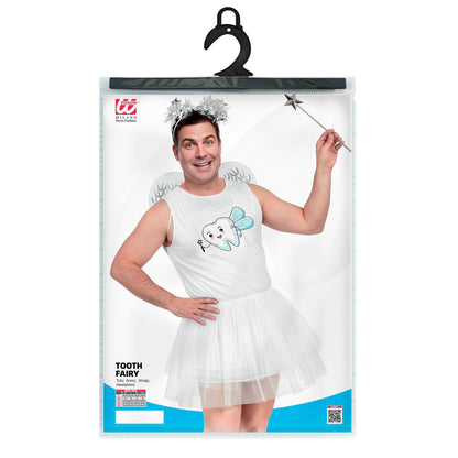 "ZAHNFEE" (Kleid mit Tutu, Fügel, Kopfschmuck)