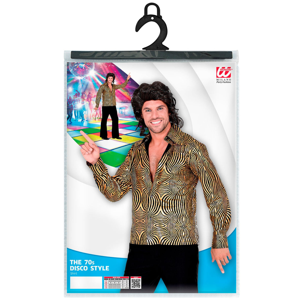 "THE 70s DISCO STYLE - golden waves" (Hemd)