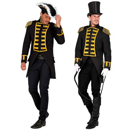 "SCHWARZE GARDEUNIFORM / PARADEFRACK" für Herren