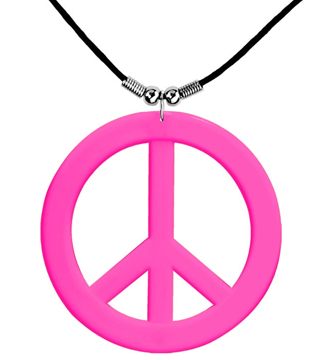 "NEONPINKE HIPPIE KETTE"
