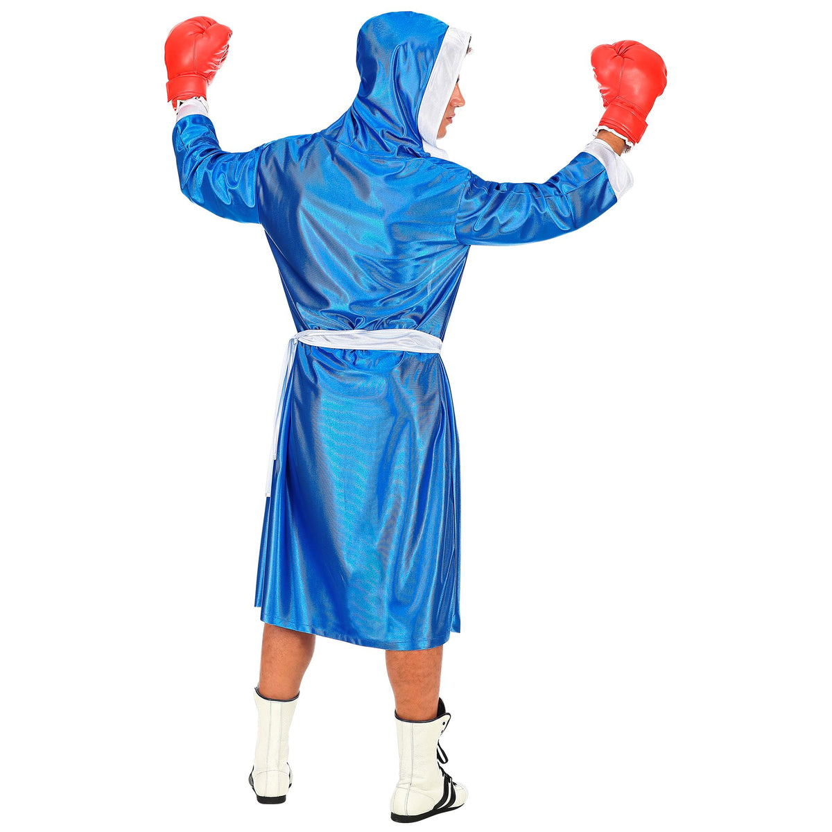 "BOXER" blau (Kapuzenumhang, Gürtel, Shorts)