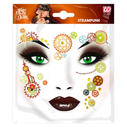 "GESICHTSSTICKER STEAMPUNK"