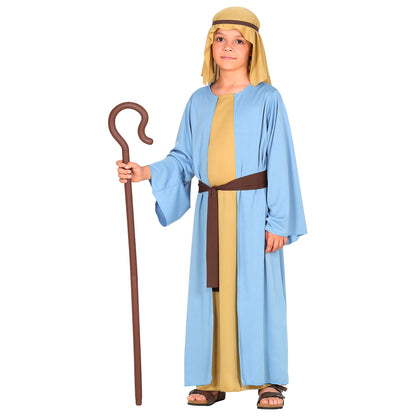 "SCHÄFER" (Robe mit langer Weste, Gürtel, Kopfbedeckung)