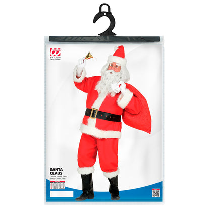 "WEIHNACHTSMANN" (Jacke, Hose, Gürtel, Stiefelüberzieher, Mütze)