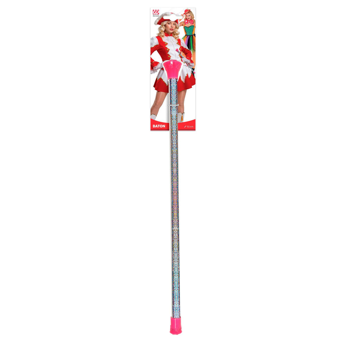 "HOLOGRAFISCHER MAJORETTENSTAB" 51 cm