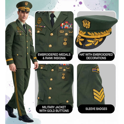 "GENERAL" (Jackett, Hose, Mütze)