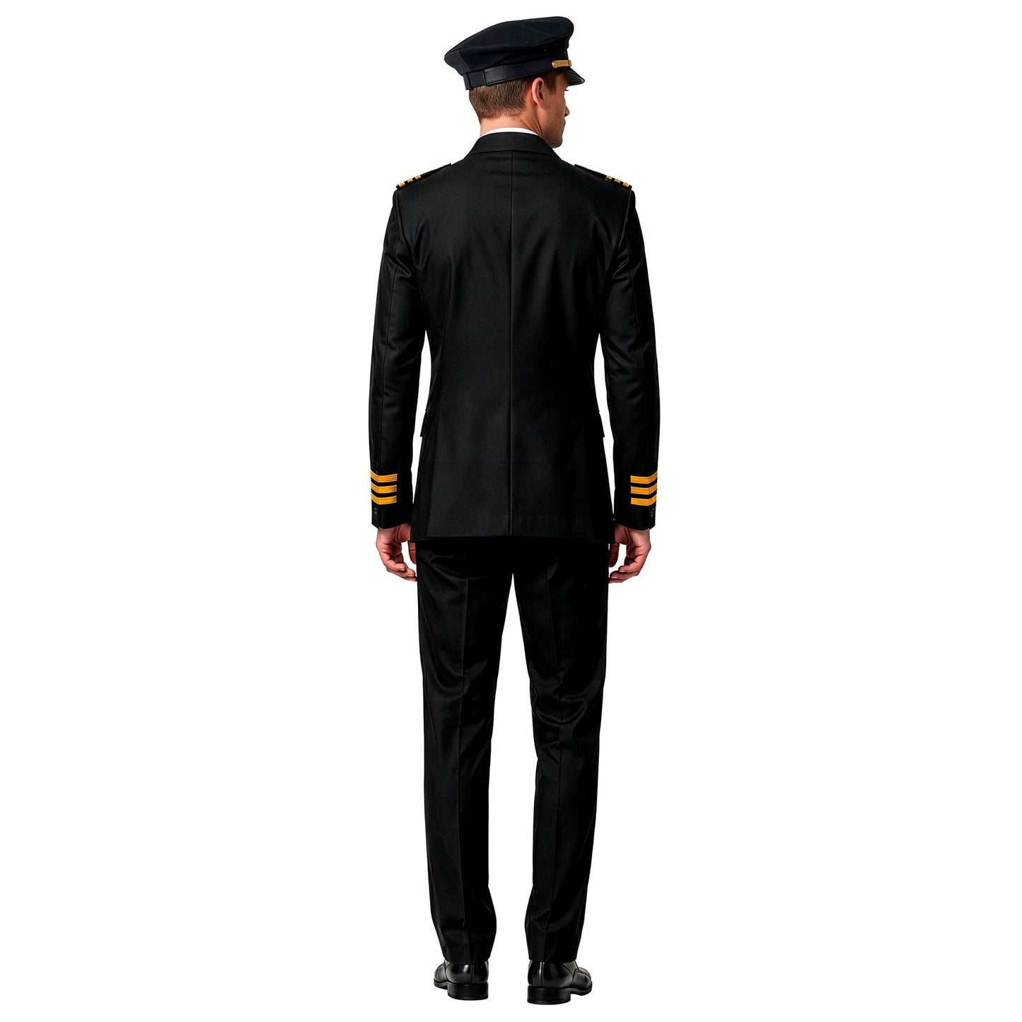 Pilot Kostüm mit Jackett, Hose und Mütze – Perfekt für Fasnacht & Mottoparty
