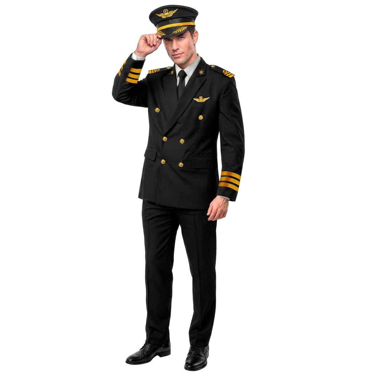 "PILOT" (Jackett, Hose, Mütze)