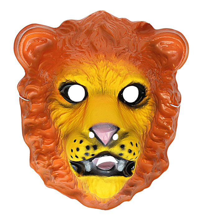 "MASKE LÖWE" aus Plastik