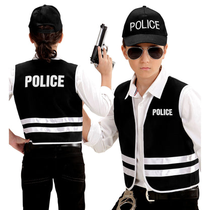 "POLIZIST" (Weste, Basecap)