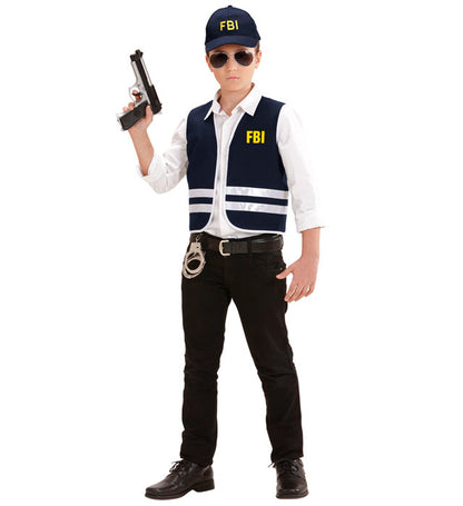 "FBI AGENT" (Weste, Hut)