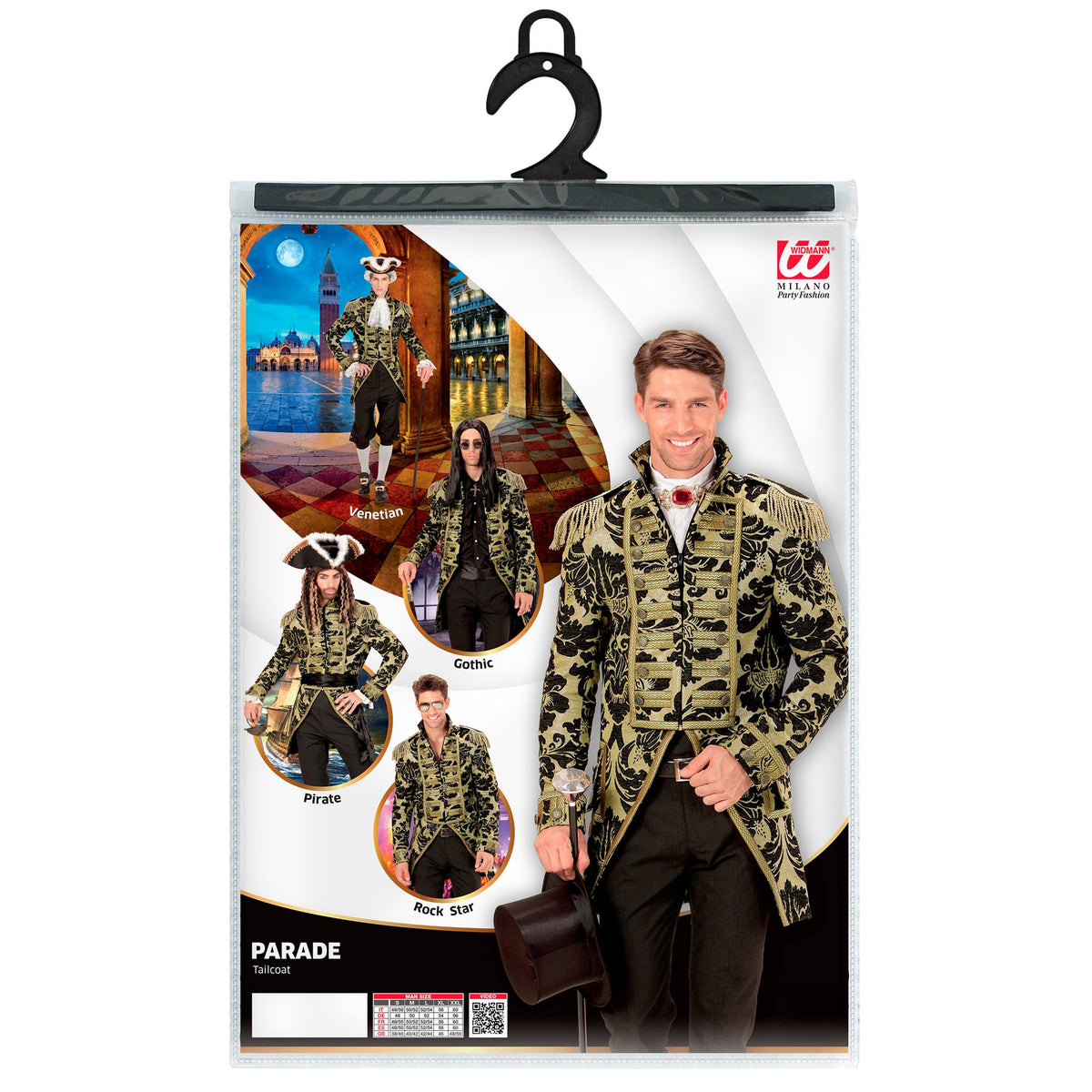 "GOLDENER PARADEFRACK JACQUARD" für Herren