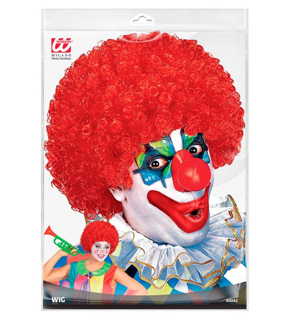 "LOCKIGE PERÜCKE" rot - in Polybag