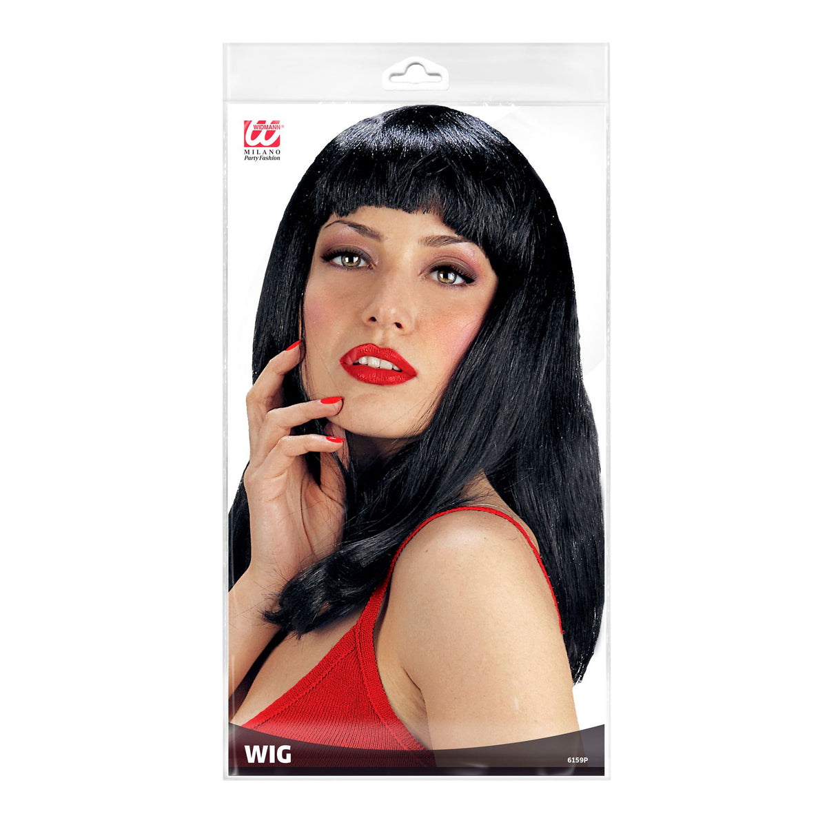 "SCHWARZE PERÜCKE PATSY" in Polybag