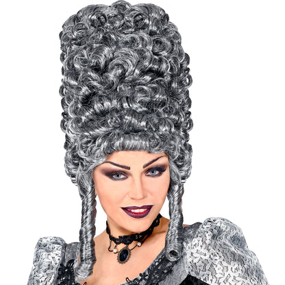 "EXTRA HOHE GOTHIC LADY PERÜCKE" grau in Polybag