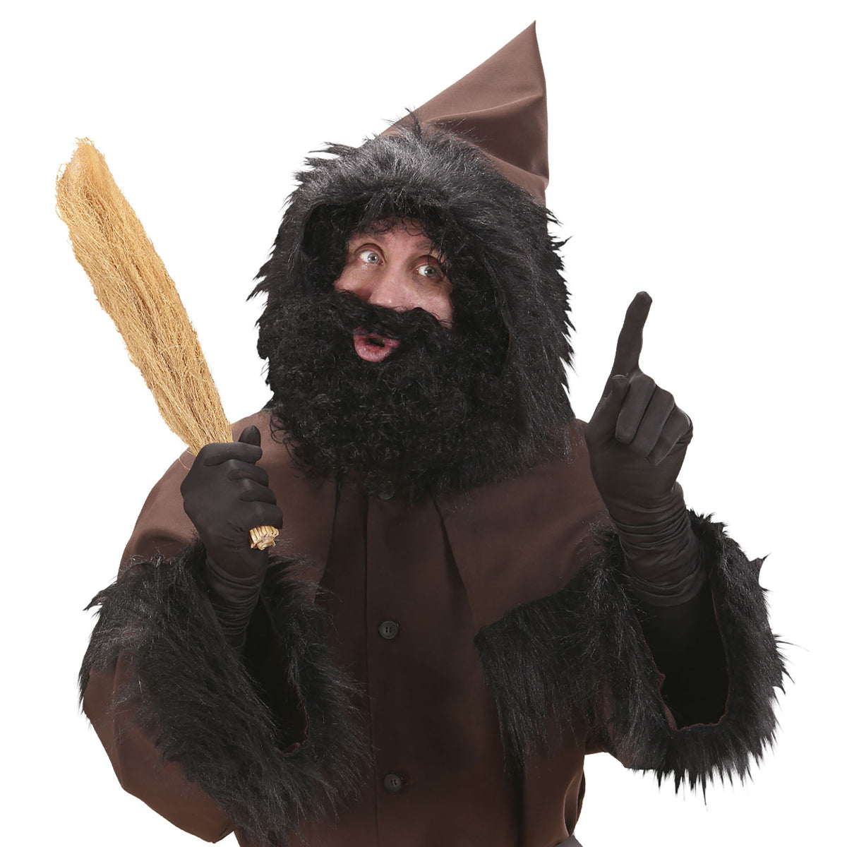 "PERÜCKE UND BART KNECHT RUPRECHT"schwarz - in Polybag