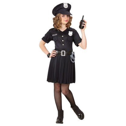 "POLIZISTIN" (Kleid, Gürtel, Mütze)