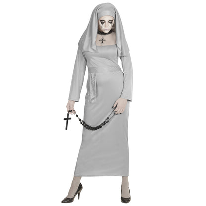 "GEISTERNONNE" (Gewand, Haube)